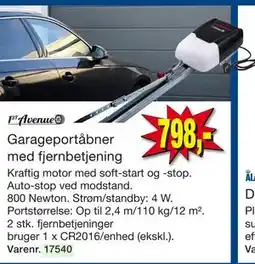 Harald Nyborg Garageportåbner med fjernbetjening tilbud