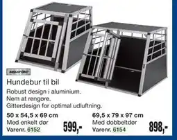 Harald Nyborg Hundebur til bil tilbud