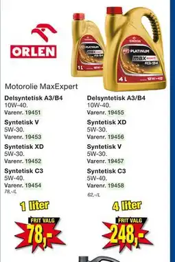 Harald Nyborg Motorolie MaxExpert tilbud