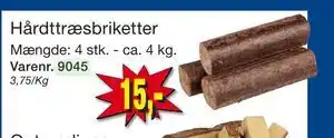 Harald Nyborg Hårdttræsbriketter tilbud