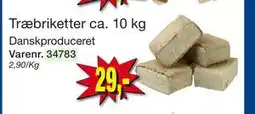 Harald Nyborg Træbriketter ca. 10 kg tilbud