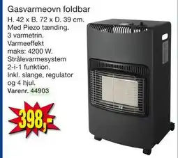 Harald Nyborg Gasvarmeovn foldbar tilbud