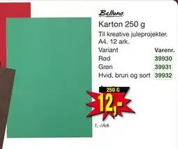 Harald Nyborg Karton 250 g tilbud