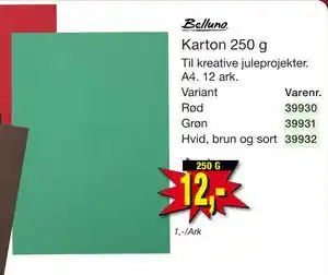 Harald Nyborg Karton 250 g tilbud