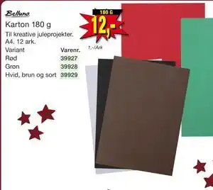 Harald Nyborg Karton 180 g tilbud