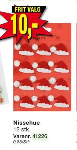 Harald Nyborg Nissehue tilbud