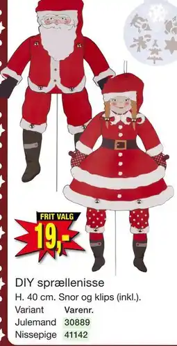 Harald Nyborg DIY sprællenisse tilbud