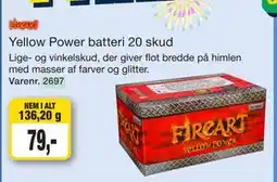 Harald Nyborg Yellow Power batteri 20 skud tilbud