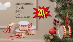 Harald Nyborg Juletrommer 4-pak tilbud
