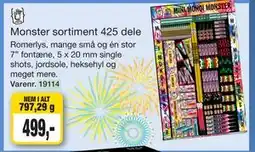 Harald Nyborg Monster sortiment 425 dele tilbud