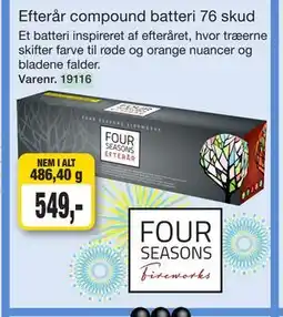 Harald Nyborg Efterår compound batteri 76 skud tilbud