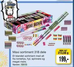 Harald Nyborg Maxi sortiment 318 dele tilbud