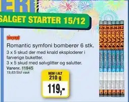 Harald Nyborg Romantic symfoni bomberør 6 stk tilbud