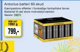Harald Nyborg Antonius batteri 80 skud tilbud