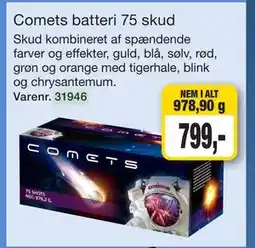 Harald Nyborg Comets batteri 75 skud tilbud