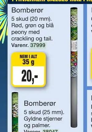 Bomberør