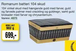 Harald Nyborg Romanum batteri 104 skud tilbud