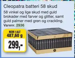 Harald Nyborg Cleopatra batteri 58 skud tilbud