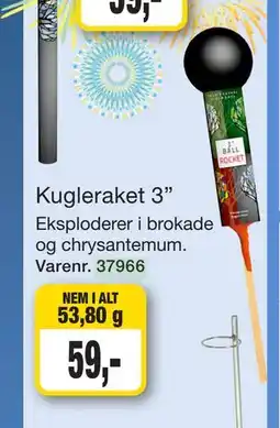 Harald Nyborg Kugleraket 3” tilbud