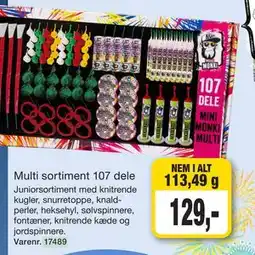 Harald Nyborg Multi sortiment 107 dele tilbud