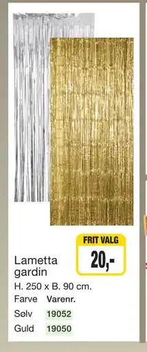 Harald Nyborg Lametta gardin tilbud