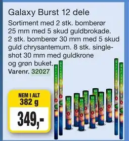 Harald Nyborg Galaxy Burst 12 dele tilbud