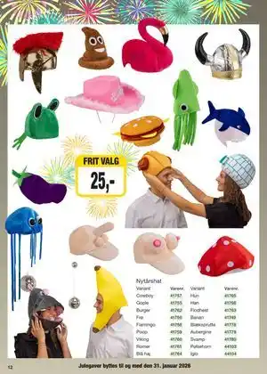 Harald Nyborg Nytårshat tilbud