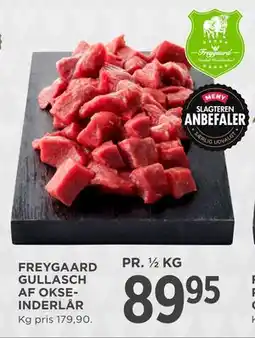 MENY FREYGAARD GULLASCH AF OKSEINDERLÅR tilbud