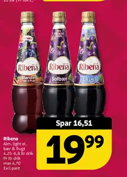 Løvbjerg Ribena tilbud