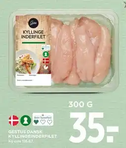 MENY GESTUS DANSK KYLLINGEINDERFILET tilbud