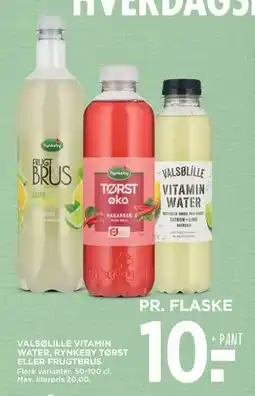 MENY VALSØLILLE VITAMIN WATER, RYNKEBY TØRST ELLER FRUGTBRUS tilbud