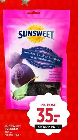MENY SUNSWEET SVESKER tilbud