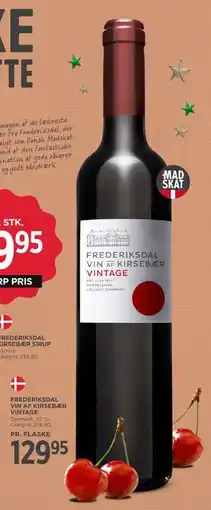 MENY FREDERIKSDAL VIN AF KIRSEBÆR VINTAGE tilbud