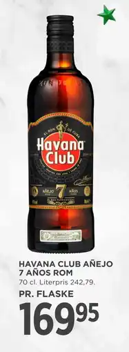 MENY HAVANA CLUB AÑEJO 7 AÑOS ROM tilbud