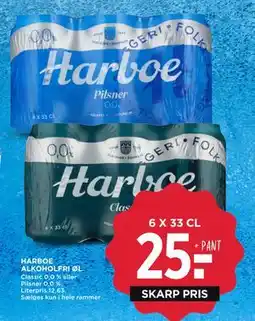 MENY HARBOE ALKOHOLFRI ØL tilbud