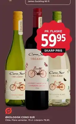 MENY ØKOLOGISK CONO SUR tilbud