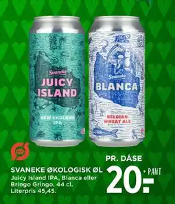 MENY SVANEKE ØKOLOGISK ØL tilbud