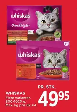 MENY WHISKAS tilbud