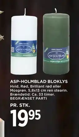 MENY ASP-HOLMBLAD BLOKLYS tilbud