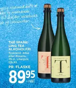 MENY THE SPARKLING TEA ALKOHOLFRI tilbud