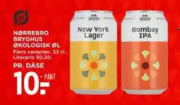 MENY NØRREBRO BRYGHUS ØKOLOGISK ØL tilbud