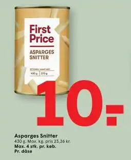 SPAR Asparges Snitter tilbud