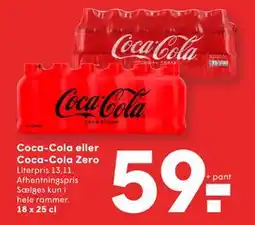 SPAR Coca-Cola eller Coca-Cola Zero tilbud