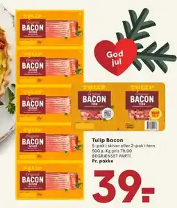 SPAR Tulip Bacon tilbud