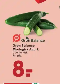 SPAR Grøn Balance Økologisk Agurk tilbud