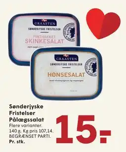 SPAR Sønderjyske Fristelser Pålægssalat tilbud