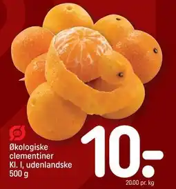 REMA 1000 Økologiske clementiner Kl. I, udenlandske 500 g tilbud