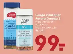 SPAR Longo Vital eller Futura Omega 3 tilbud