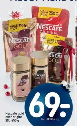 REMA 1000 Nescafé gold eller original 200-250 g tilbud