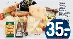 REMA 1000 Prima Donna, Grana Padano eller Comté 200-220 g tilbud